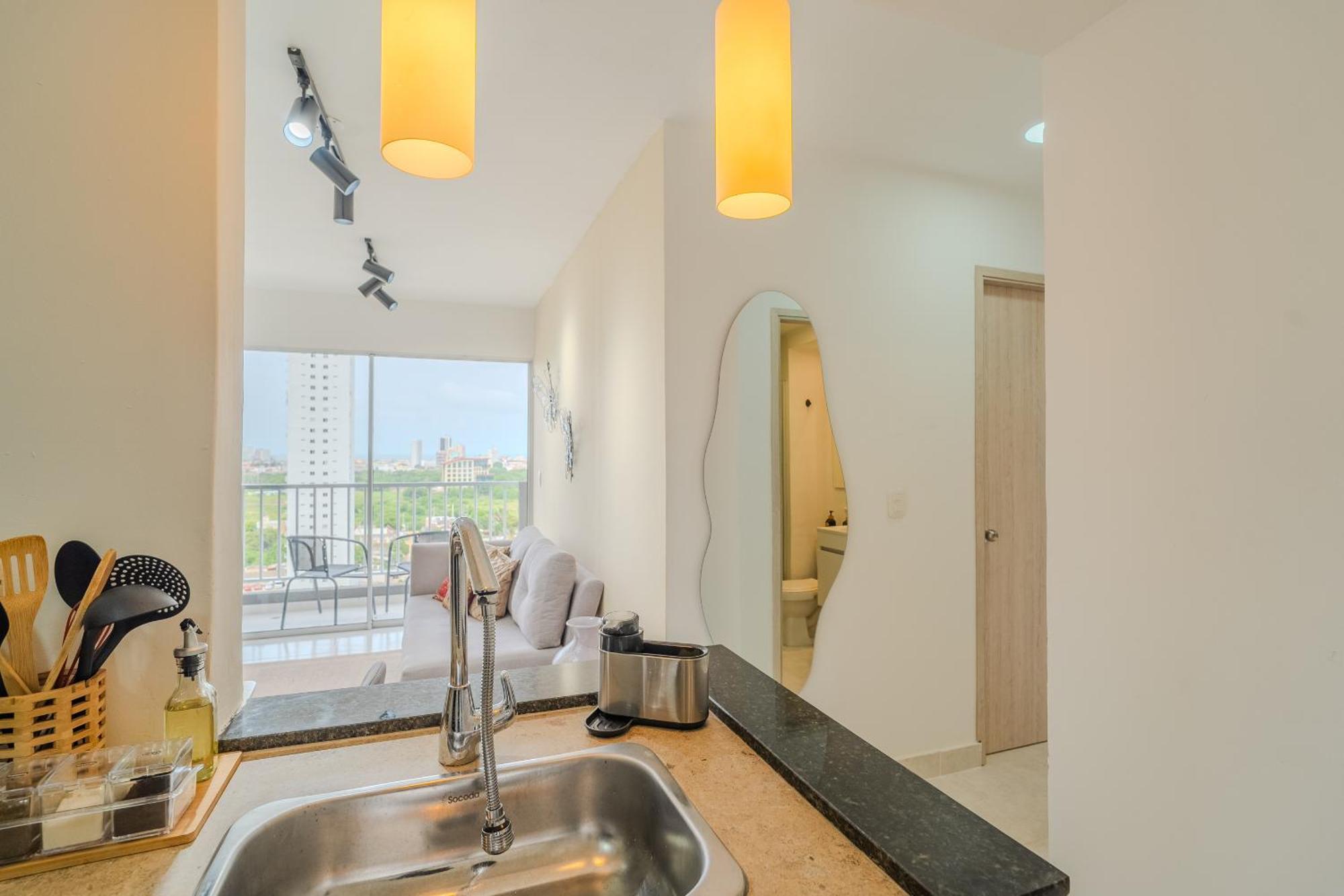 Apartamento En Con Vista Al Mar